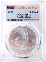 2018 - First Day Issue Krugerrand