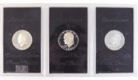 1971 Proof Eisenhower dollar coins (3)