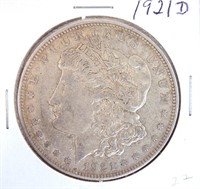 1921-d Morgan silver dollar