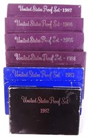 U.S. Proof coin sets (1982-87)