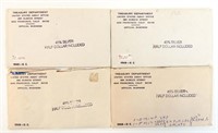 1968 Uncirculated U.S. mint sets (4)