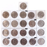 Eisenhower dollar coins (21)