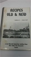 Jordan Memorial Auxillary Recipes Old & New
