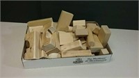 Lot Of Wooden Blocks Various Shapes