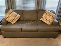 Gray Upholstered Sofa