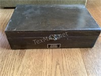Vintage Leitz Wood Slide Box