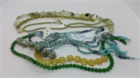 Green and Aqua Beads for Jewelry Making