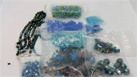 Blue and Aqua Beads for Jewelry Making