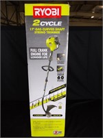 Ryobi 2 Cycle 17" Gas Curved Shaft Trimmer