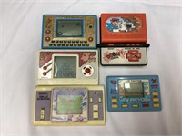 BAG OF HAND HELD LCD GAMES INCLUDES