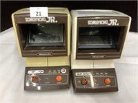 2 HAND HELD ELECTRONIC DONKY KONG JR GAMES