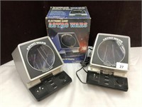 2 ASTRO WARS ELECTRONIC GAMES PLUS 1 BOX