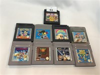 9X GAME BOY GAMES INCLUDES