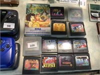 17X GAME GEAR GAMES INCLUDES