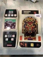 2X ELECTRONIC HAND HELD GAMES -
