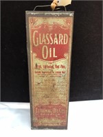 GLASSARD OIL TIN - ELTREMAC OIL CO