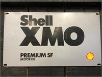 SHELL XMO PREMIUM SF MOTOR OIL RACK SIGN