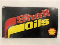 SHELL OILS RACK SIGN