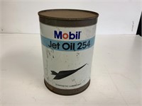 MOBIL JET OIL 254 LUBRICANT TIN 1 QUART