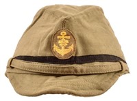 WII Imperial Japanese Navy Khaki Service Cap