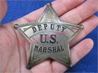 vintage deputy US marshal badge