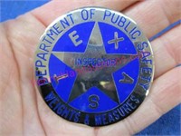 vintage texas dept of public safety badge