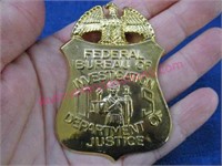 vintage FBI dept of justice badge