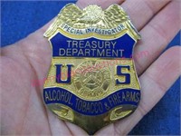 vint. US treasury dept alcohol, tobacco & firearms