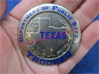 vintage texas trooper badge