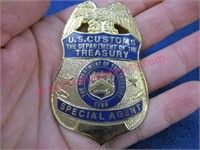 vintage US customs dept of treasury special agent