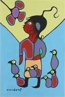 Norval Morrisseau's "Bird Child" Original