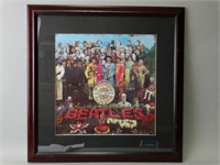 Framed Beatles Sgt. Peppers Lonely Hearts Cover