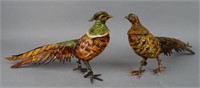 Lot of Cold Painted Italian Pheasants