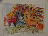BETH EIDELBERG : Watercolor Painting, Texas Artist