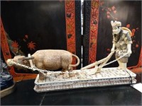 Large Japanese Bone Sculpture