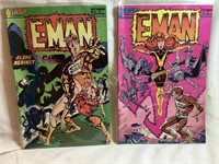 (2) E-Man Comics 1983 First #2 and #3