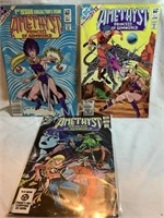 (3) DC Amethyst Princess of Genworld 1985 Comics