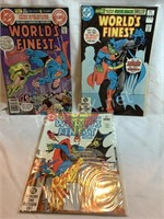 (3) DC World’s Finest Comic Books 1981