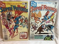 (2) DC The Super Friends Comic Books #43 & 44
