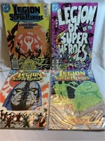 (4) DC The Legion of Super Heroes Comic Books