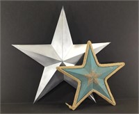 Decorative Tin Stars -Wall Art