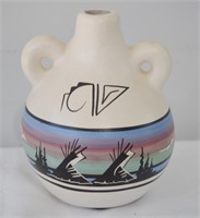 Vintage Navajo Southwestern Pottery -  Signed