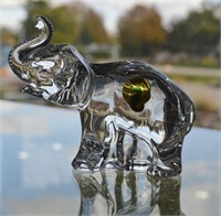 Waterford Elephant Paperweight - Signed
