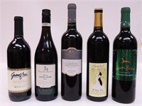 Wine Collection lot - 5 bottles