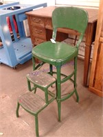 Cosco counter chair and step stool