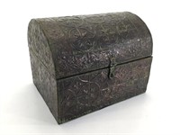 Tooled Metal Clad Box -Great "Old" Look