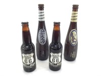 Route 66 Root Beer & Coors "Bat" Bottles