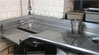 Corner Dishwashing Table