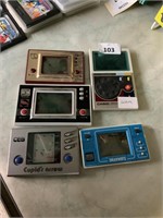 5X HAND HELD LCD GAMES INCLUDES