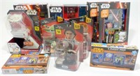 * Lot of 10 New Star Wars Collectibles - Games,